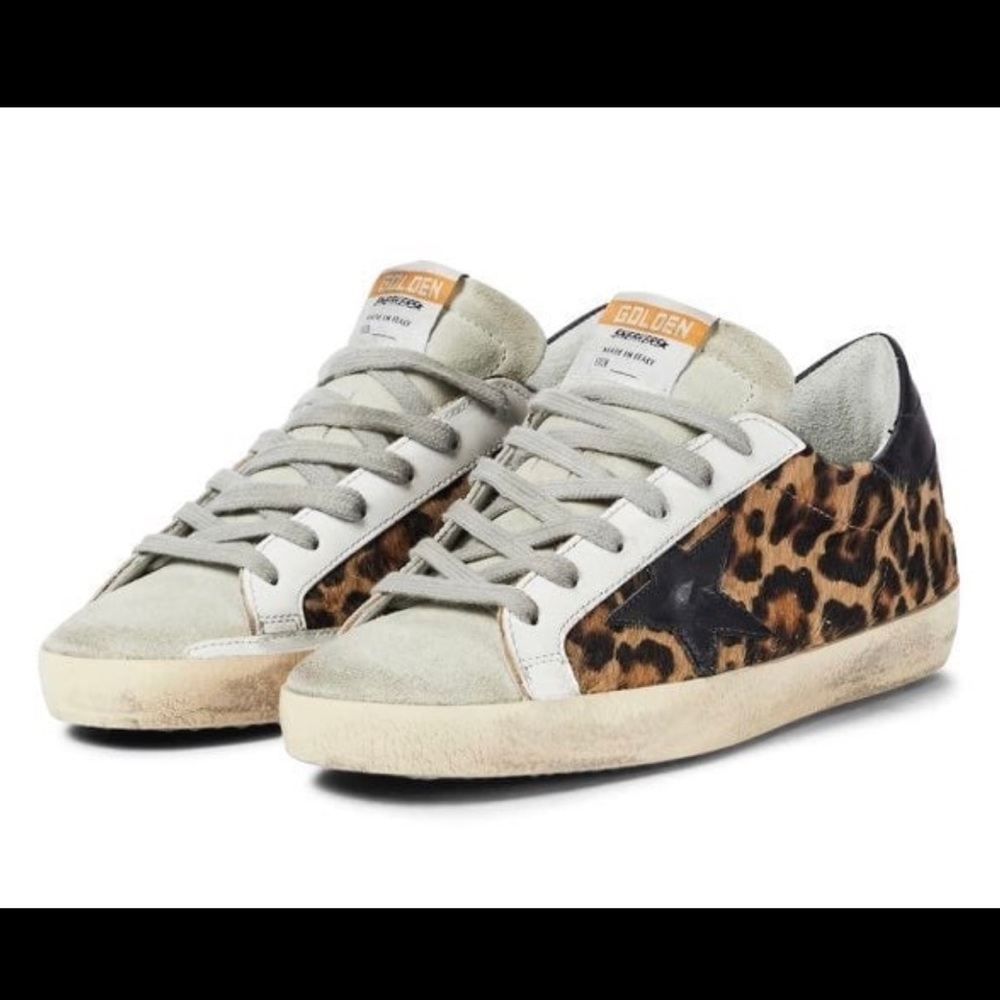 Golden Goose Superstar Calf Hair Leopard 37